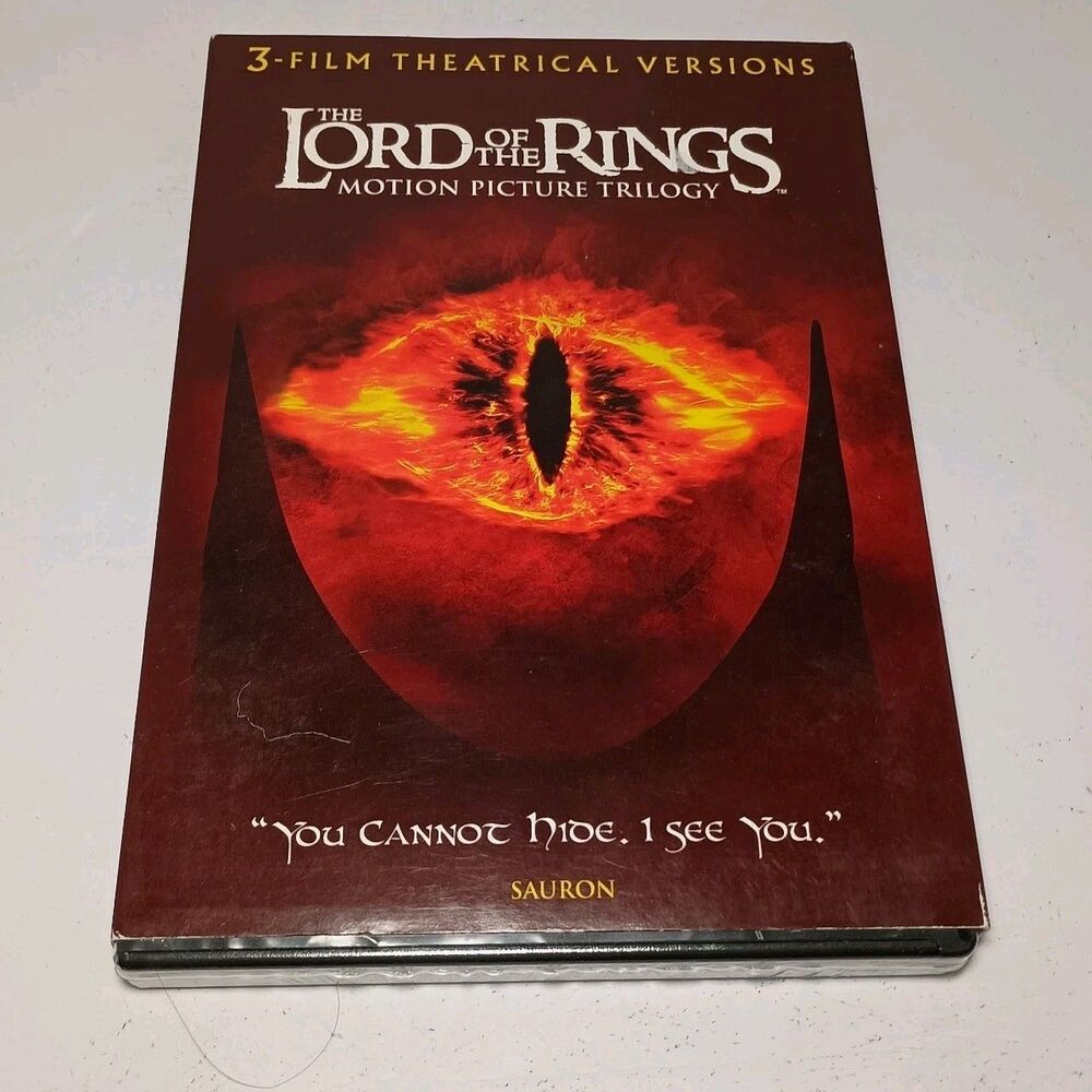 Lord Of The Rings Trilogy 3-Film Collection DVD 2012 New Sealed W/ Slipcover